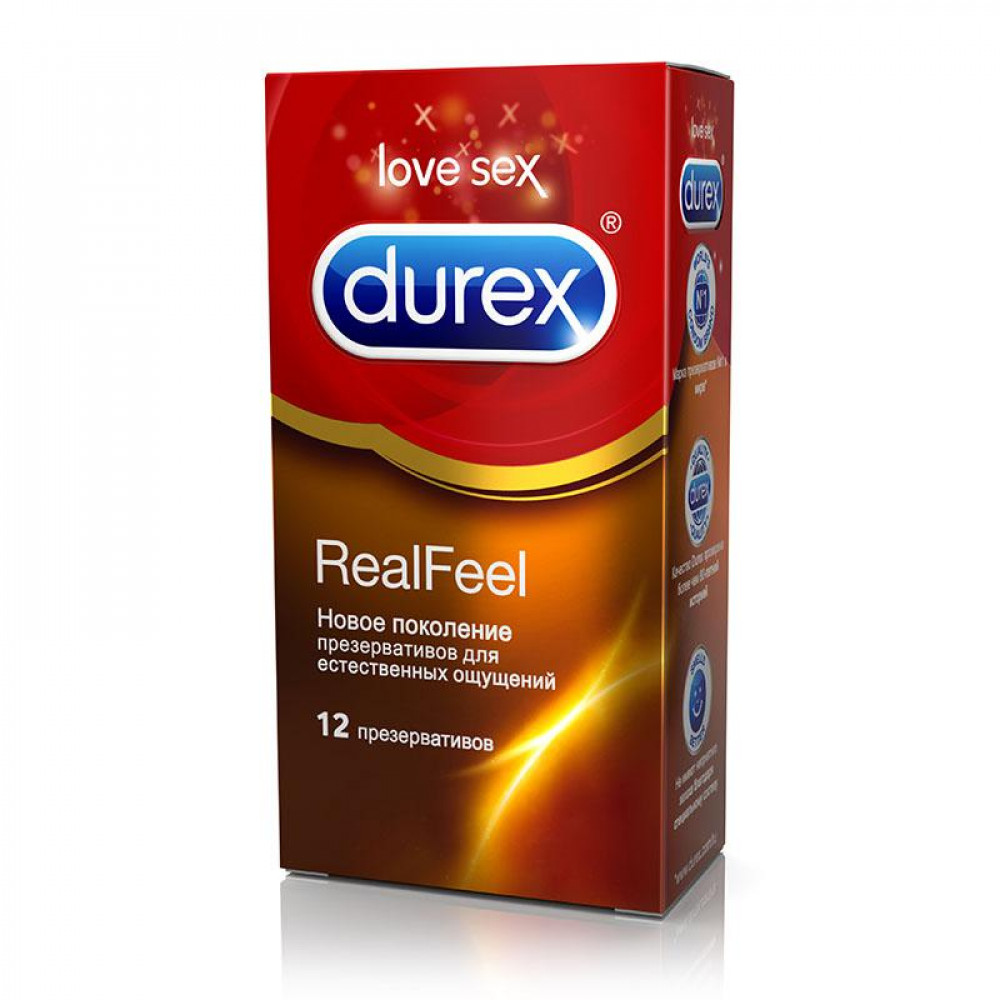Презервативы Дюрекс/Durex real feel №12